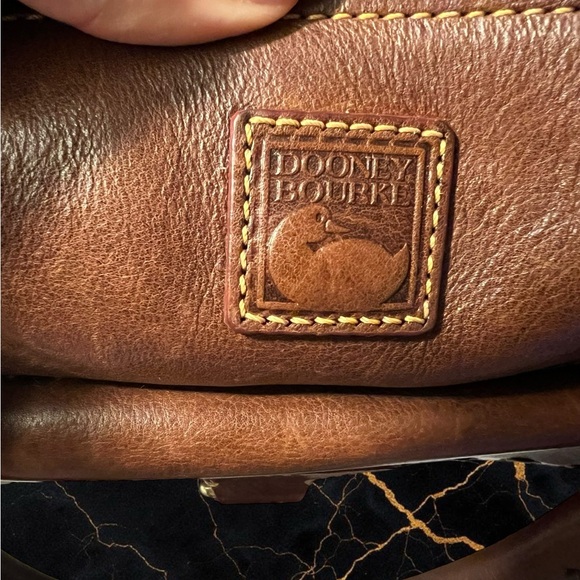 Dooney & Bourke Rich Brown Satchel - Picture 6 of 11